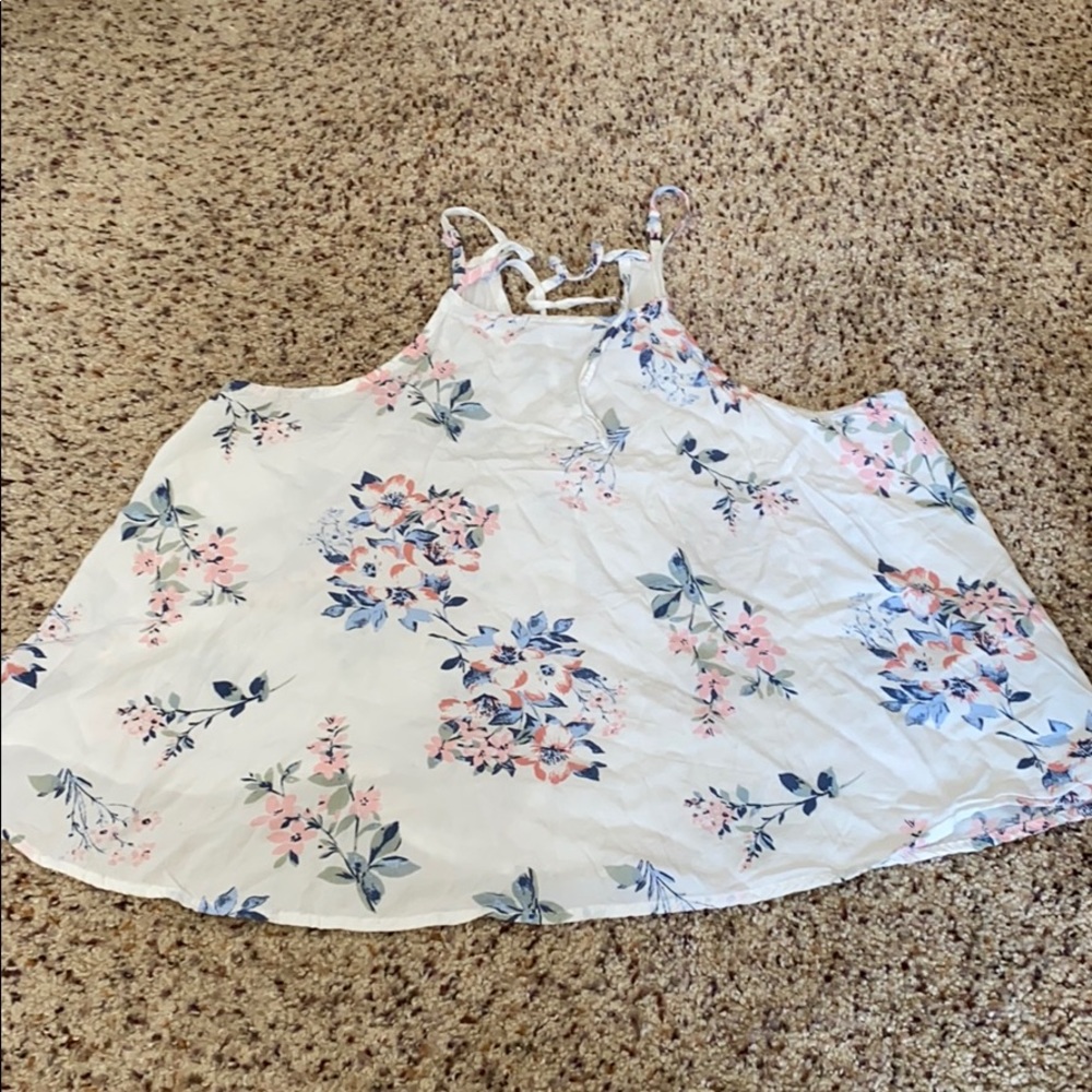 Hollister floral tank top